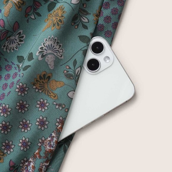 BloomChic Plus Size XL Chiffon Boho Print Wrap Belted Cami Dress us14-16 - Picture 5 of 6